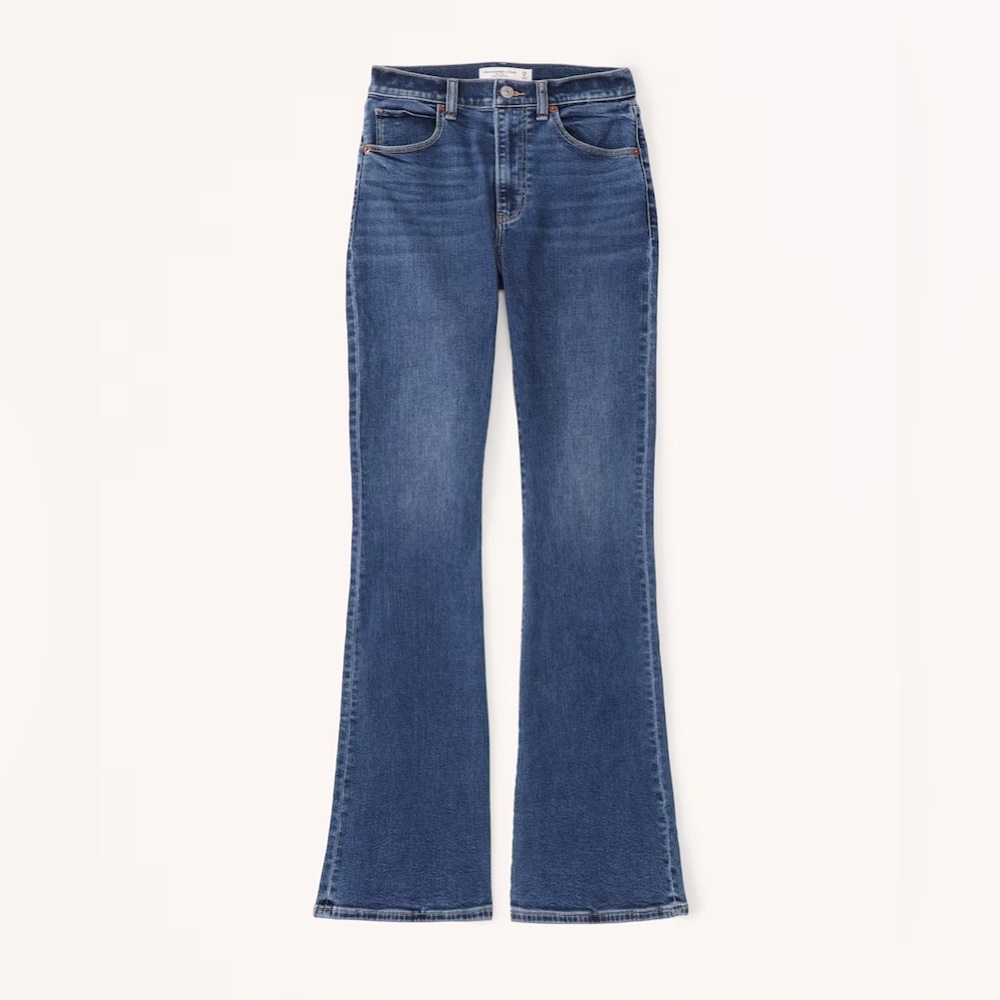 Abercrombie Curve Love Ultra High Rise Stretch Flare Jean
